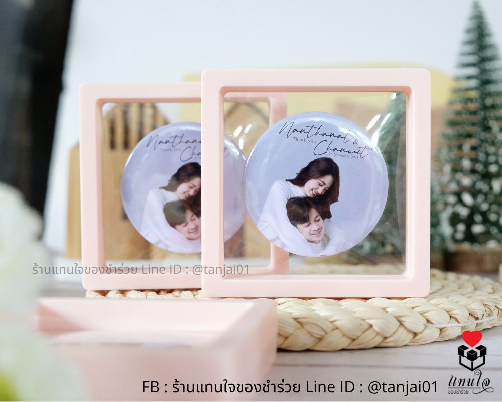 ของชำร่วยที่เปิดขวดกลม แม่เหล็กติดตู้เย็น ใส่กล่อง PE