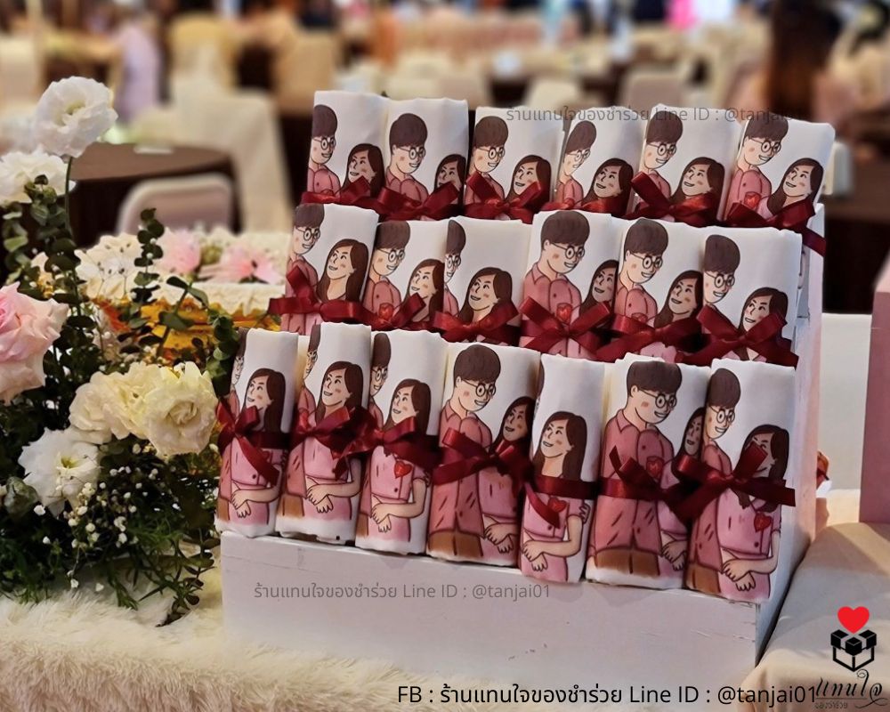 กระเป๋าผ้า ถุงผ้า สกรีนงานแต่ง ของชำร่วยงานแต่งงาน