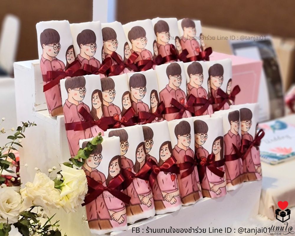 กระเป๋าผ้า ถุงผ้า สกรีนงานแต่ง ของชำร่วยงานแต่งงาน